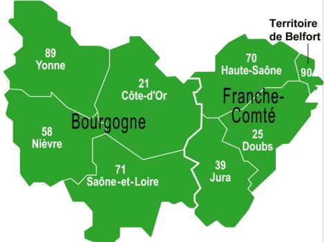 Région Bourgogne/Franche Comté